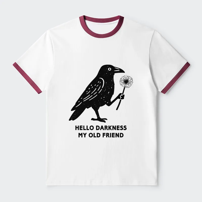 [Copy]Tokyo-Tiger Which One Should I Wear Today Contrast Trim T-Shirt