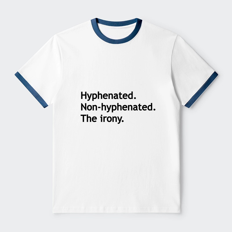 Tokyo-Tiger Hyphenated Funny Trim T-Shirt