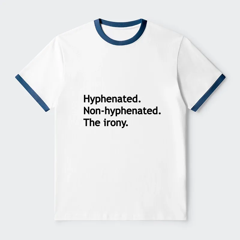 Tokyo-Tiger Hyphenated Funny Trim T-Shirt