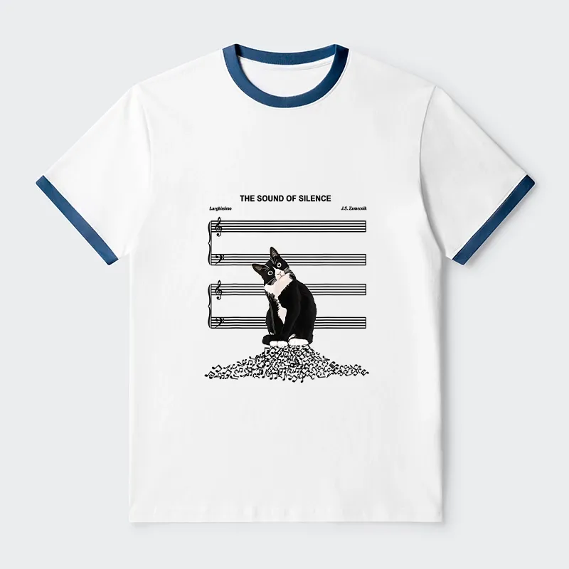 Tokyo-Tiger The Sound Of Silence Trim T-Shirt