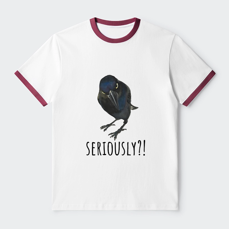 Tokyo-Tiger Raven's Question Trim T-Shirt