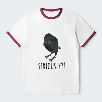 Tokyo-Tiger Raven's Question Trim T-Shirt