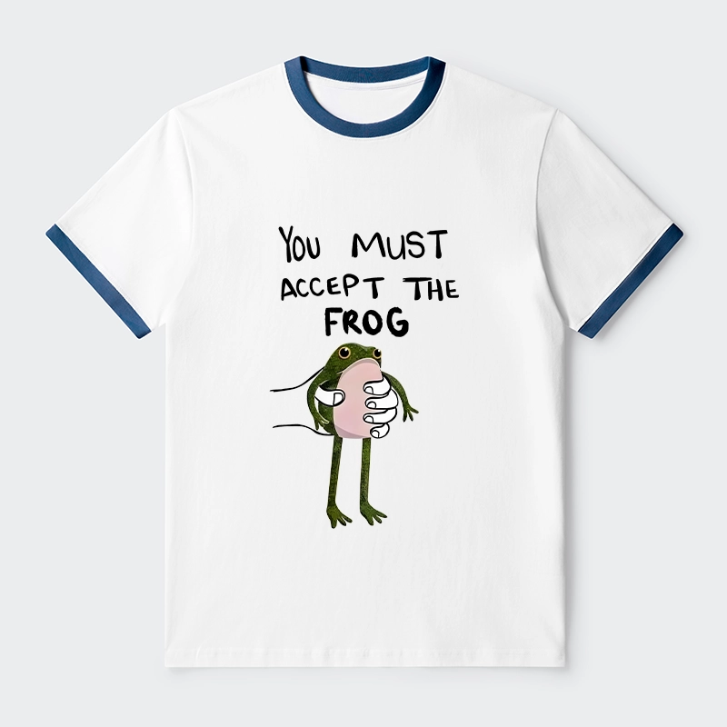 Tokyo-Tiger Accept This Frog Trim T-Shirt