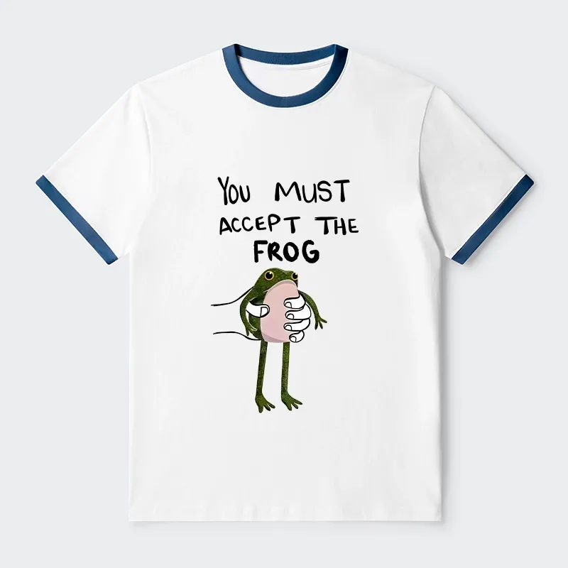 Tokyo-Tiger Accept This Frog Trim T-Shirt