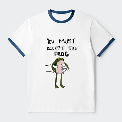 Tokyo-Tiger Accept This Frog Trim T-Shirt