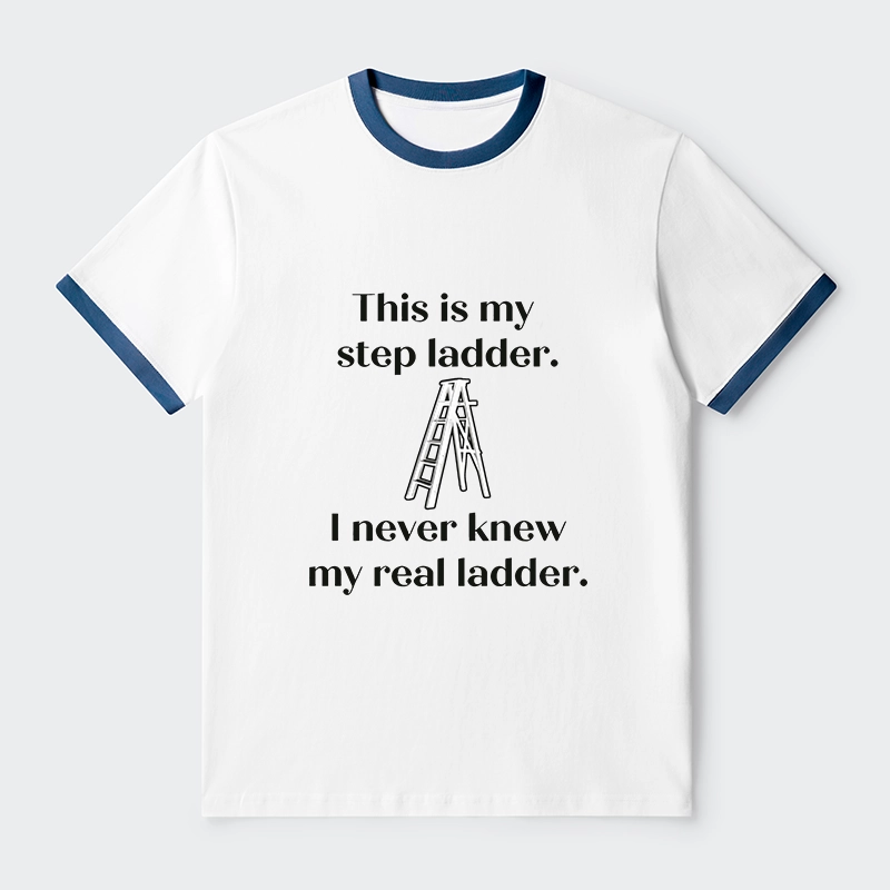 Tokyo-Tiger A Real Ladder Funny Trim T-Shirt