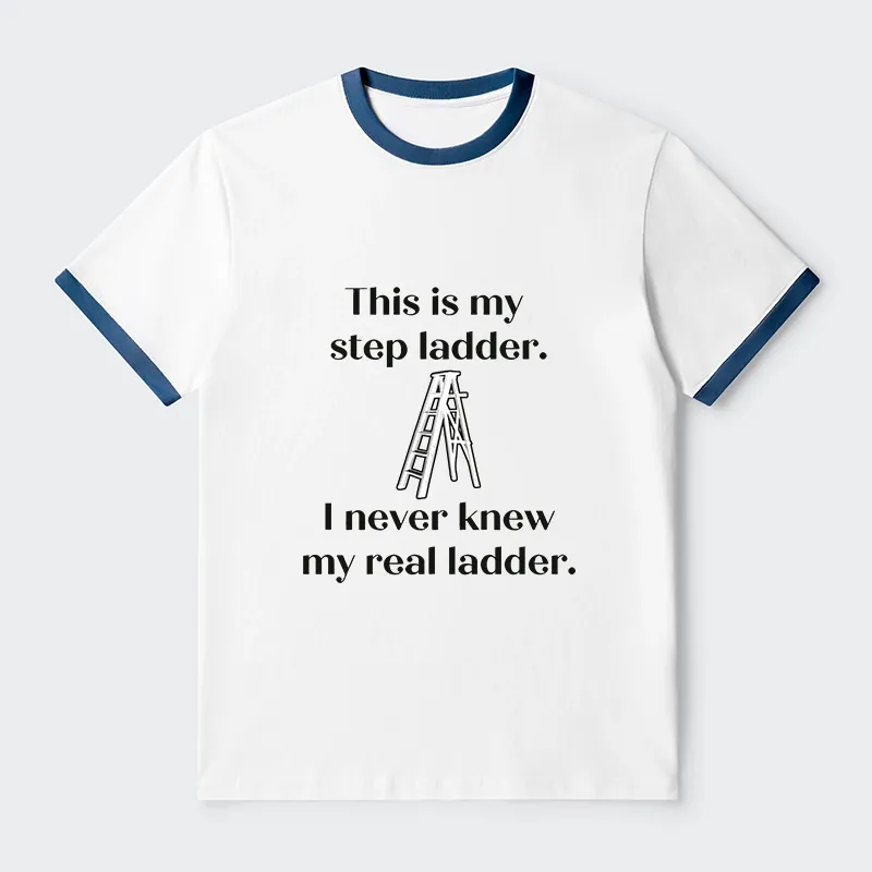 Tokyo-Tiger A Real Ladder Funny Trim T-Shirt