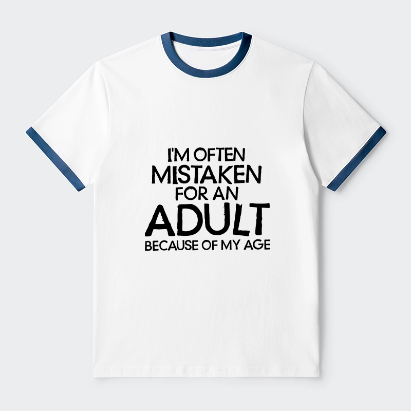 Tokyo-Tiger Old In Age But Young At Heart Trim T-Shirt