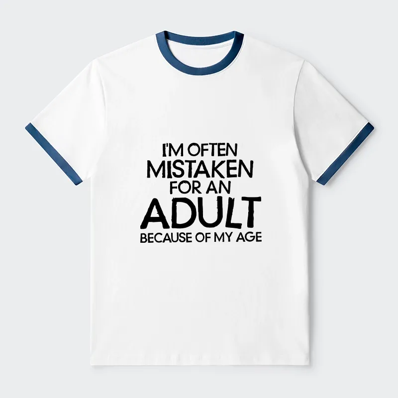 Tokyo-Tiger Old In Age But Young At Heart Trim T-Shirt