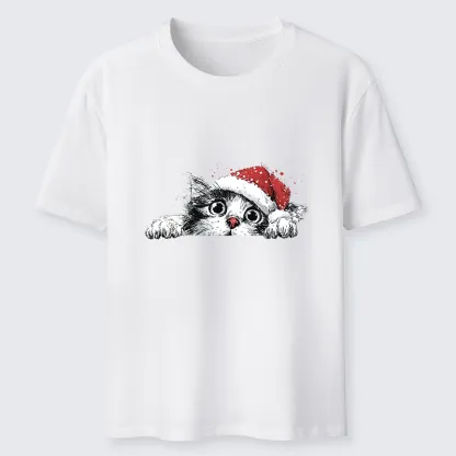 Tokyo-Tiger The Curious Christmas Cat Classic T-Shirt