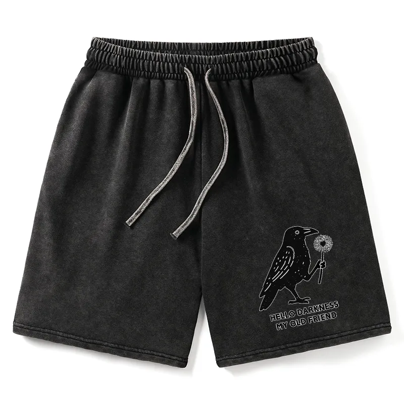 Tokyo-Tiger My Old Friend The Crow Washed Shorts