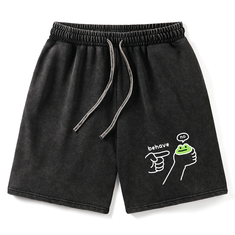 Tokyo-Tiger Dishonest Frog Washed Shorts