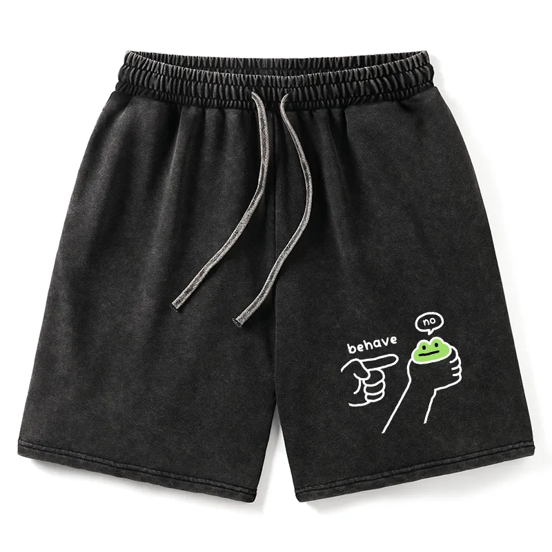 Tokyo-Tiger Dishonest Frog Washed Shorts