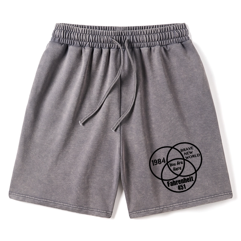 Tokyo-Tiger Multidimensional Thinking And Rebellion Washed Shorts