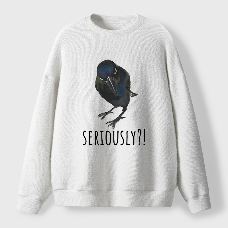 Tokyo-Tiger Raven's Question Fuzzy Sweatshirt