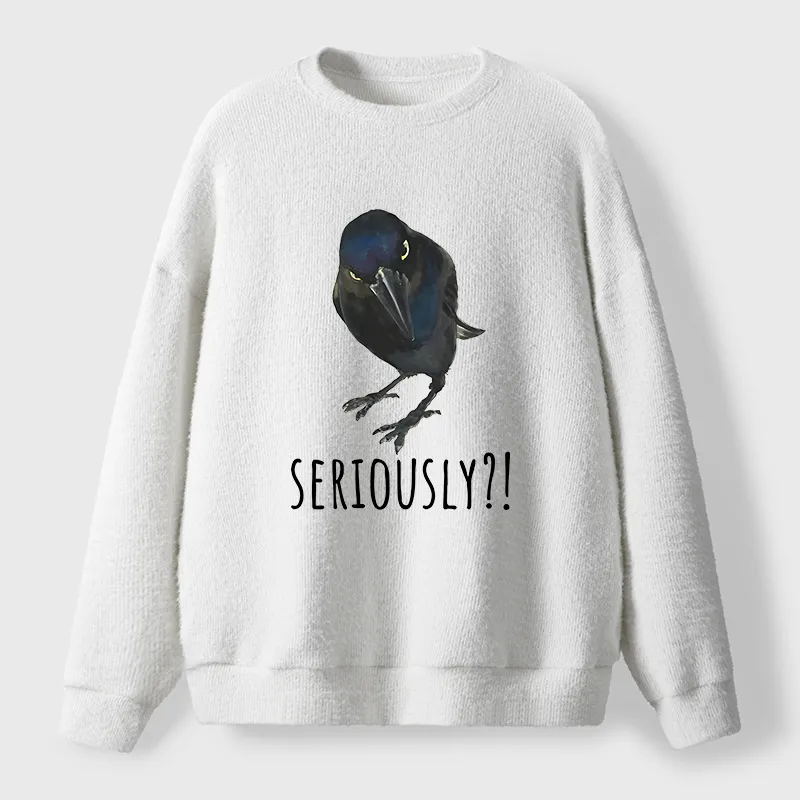 Tokyo-Tiger Raven's Question Fuzzy Sweatshirt