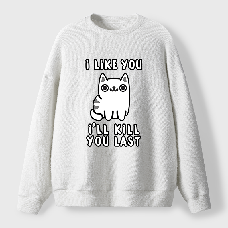 Tokyo-Tiger Cats And Humans Have A Love-hate Relationship Fuzzy Sweatshirt