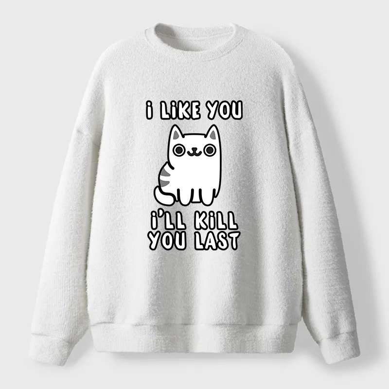 Tokyo-Tiger Cats And Humans Have A Love-hate Relationship Fuzzy Sweatshirt