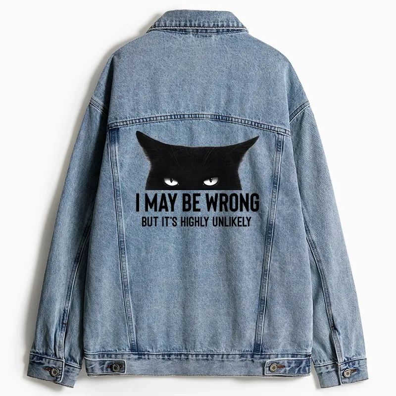 Tokyo-Tiger Cat Can Do No Wrong Jean Jacket