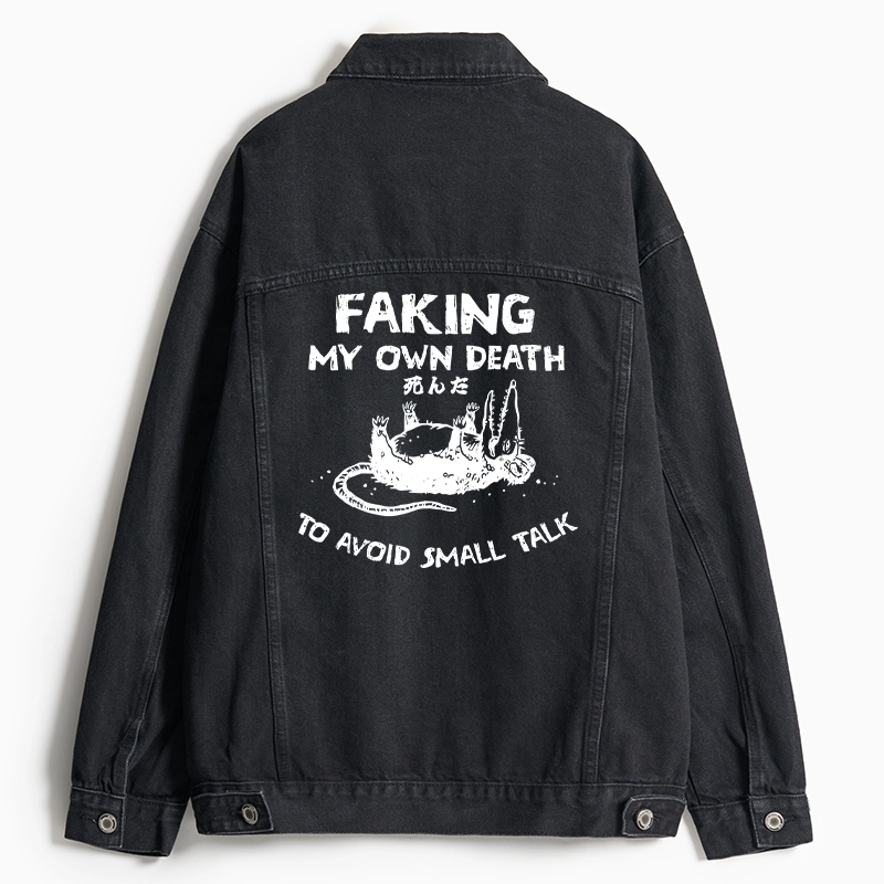 Tokyo-Tiger Avoid Conversation Jean Jacket