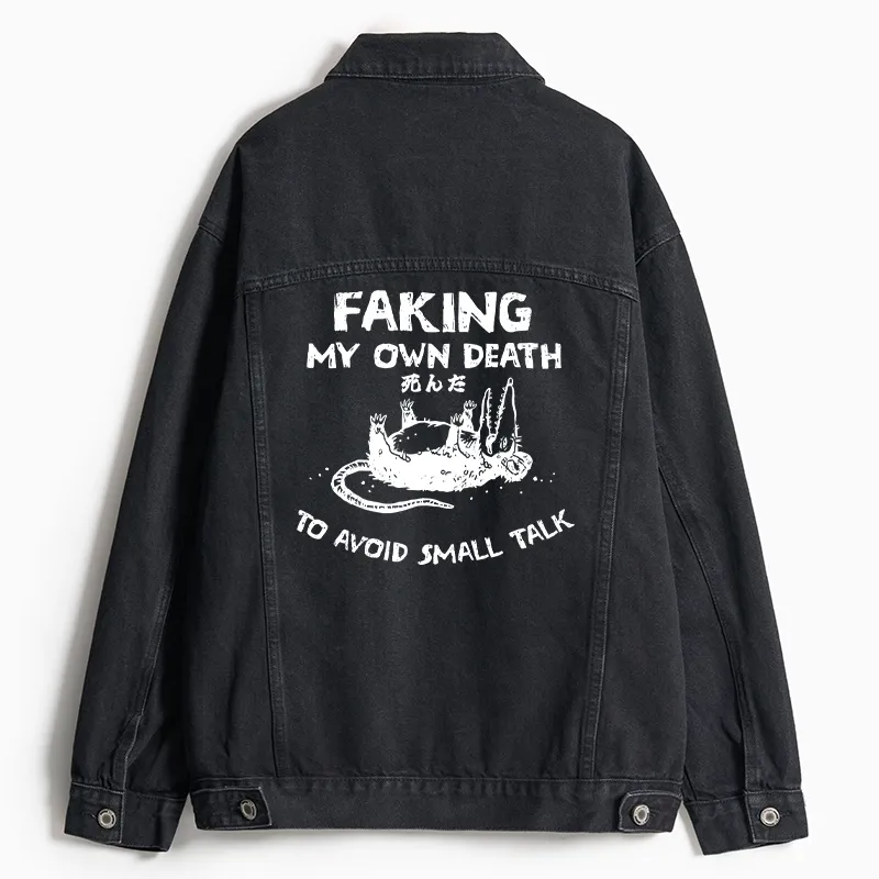 Tokyo-Tiger Avoid Conversation Jean Jacket