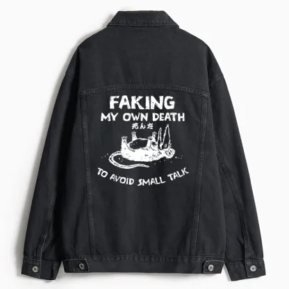 Tokyo-Tiger Avoid Conversation Jean Jacket