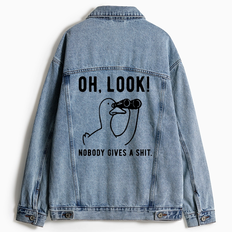 Tokyo-Tiger No One Cares About The Duck Jean Jacket