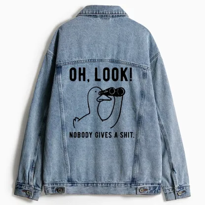 Tokyo-Tiger No One Cares About The Duck Jean Jacket