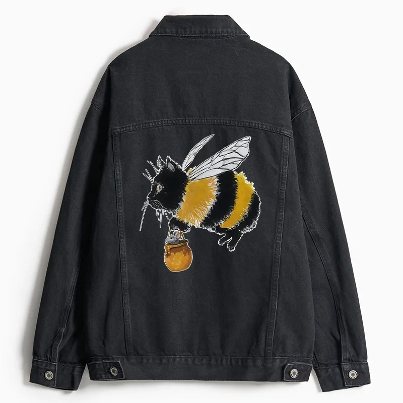 Tokyo-Tiger Catbee Funny Jean Jacket