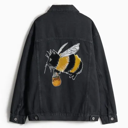 Tokyo-Tiger Catbee Funny Jean Jacket