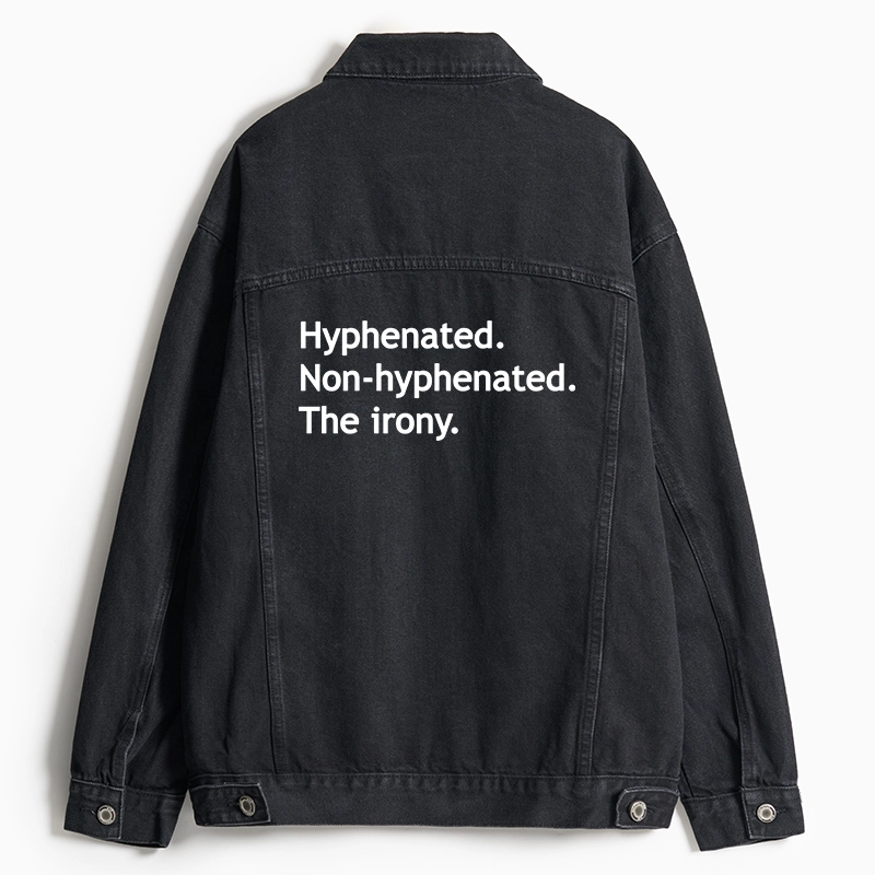 Tokyo-Tiger Hyphenated Funny Jean Jacket