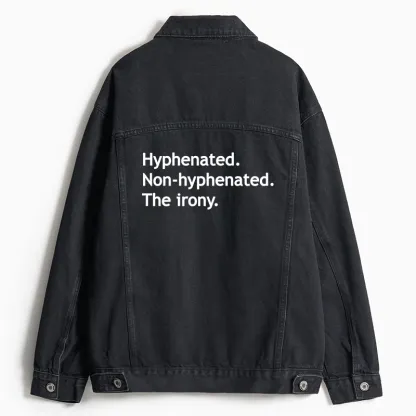 Tokyo-Tiger Hyphenated Funny Jean Jacket