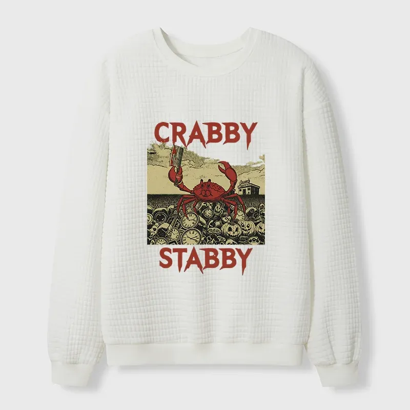 Tokyo-Tiger Angry Crab Waffle Sweatshirt