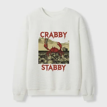 Tokyo-Tiger Angry Crab Waffle Sweatshirt