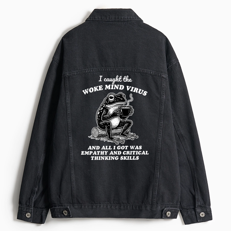 Tokyo-Tiger Awakened Thinking Virus Frog Jean Jacket