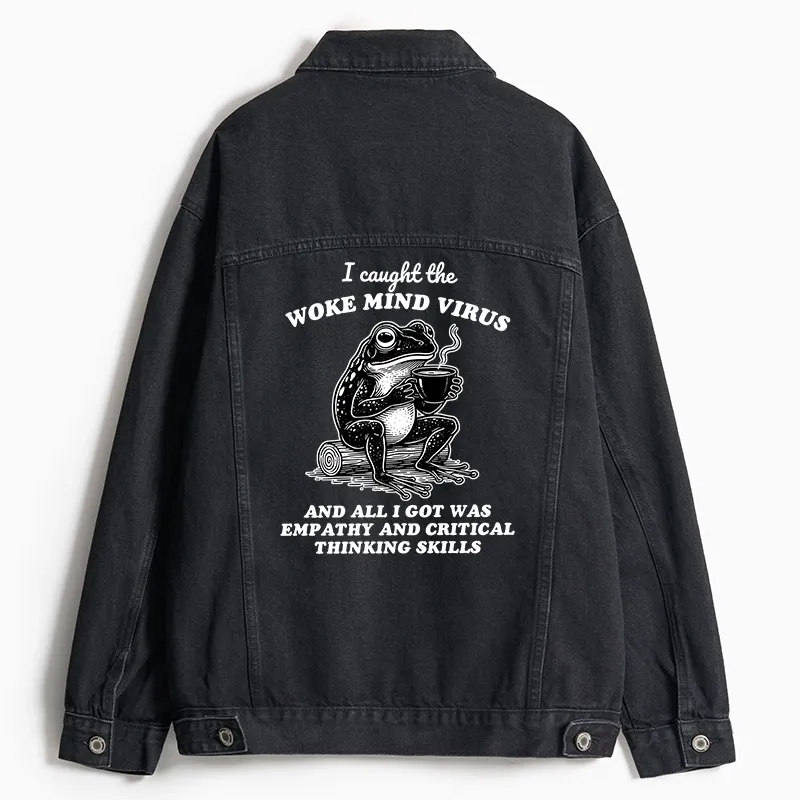 Tokyo-Tiger Awakened Thinking Virus Frog Jean Jacket