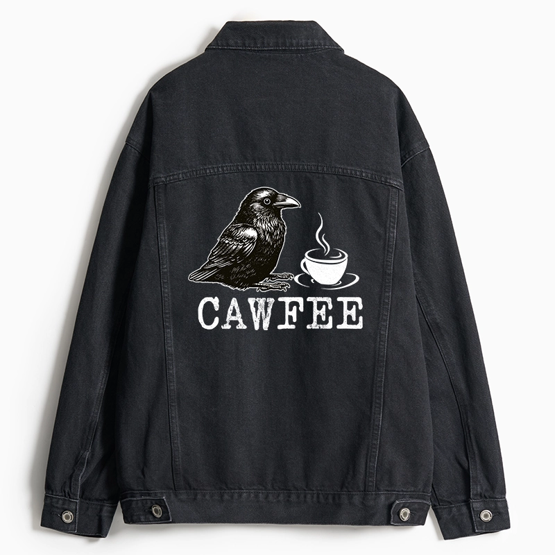 Tokyo-Tiger Cawfee Funny Japan Meme Jean Jacket