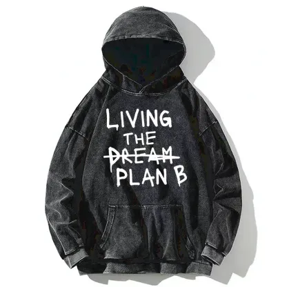 Tokyo-Tiger Implement Plan B Washed Hoodie