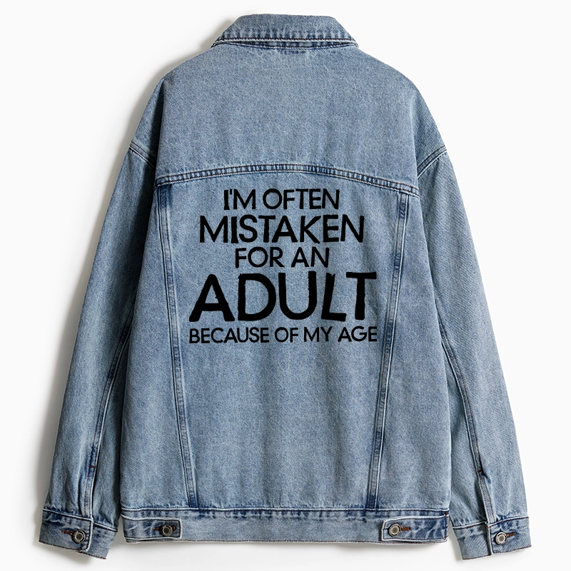 Tokyo-Tiger Old In Age But Young At Heart Jean Jacket