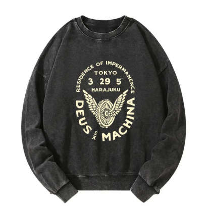 Tokyo-Tiger Deus Ex Machina Tokyo Washed Sweatshirt