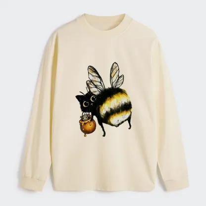 Tokyo-Tiger Cute Catbee Butt Classic Long Sleeve T-Shirt