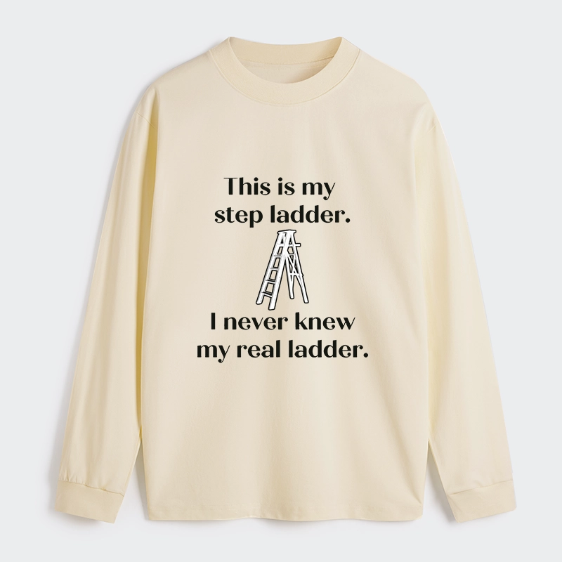 Tokyo-Tiger A Real Ladder Funny Classic Long Sleeve T-Shirt