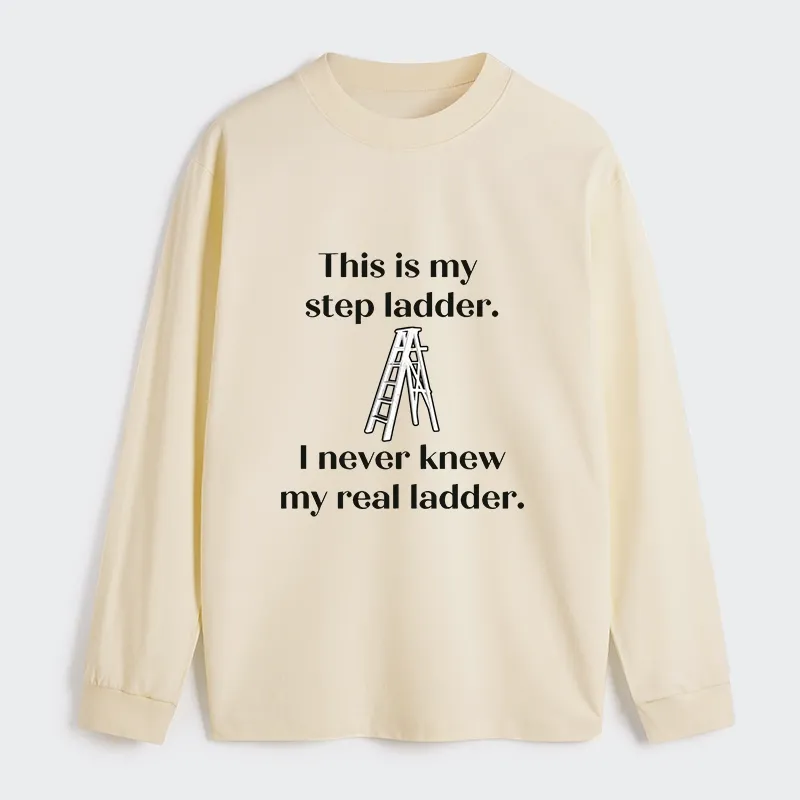 Tokyo-Tiger A Real Ladder Funny Classic Long Sleeve T-Shirt