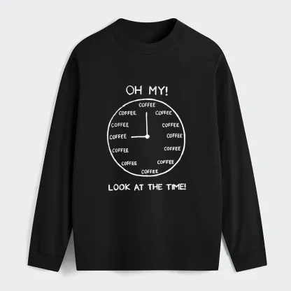 Tokyo-Tiger Coffee Time Classic Long Sleeve T-Shirt