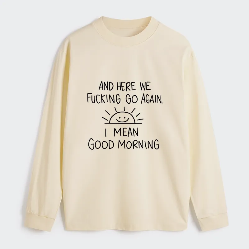 Tokyo-Tiger Different Meanings Of "Good Morning" Classic Long Sleeve T-Shirt