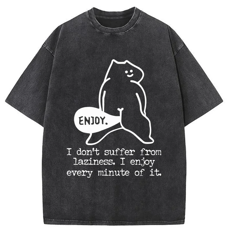 Tokyo-Tiger Enjoy Every Minute Washed T-Shirt