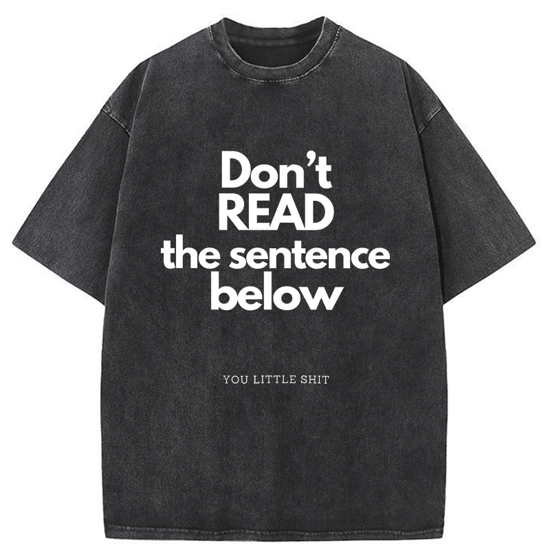 Tokyo-Tiger Humorous Word Games Washed T-Shirt