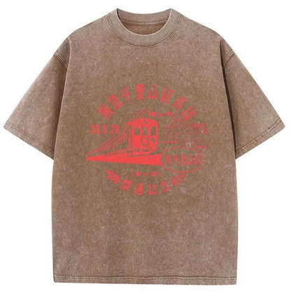 Tokyo-Tiger TOKYO 1929 Train Washed T-Shirt
