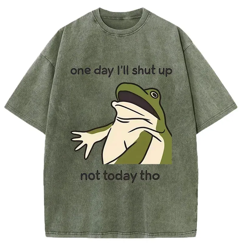 Tokyo-Tiger I Must Ramble On Today Washed T-Shirt