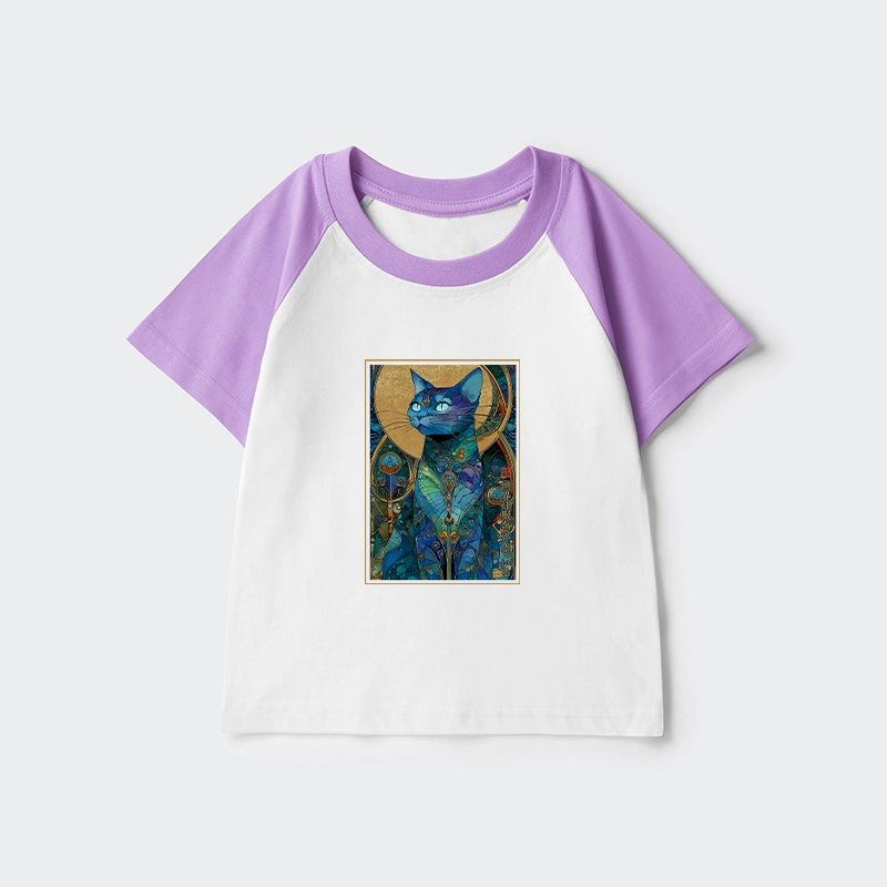 Tokyo-Tiger The Cat’s Plan To Rule Them All Kids Raglan T-shirt